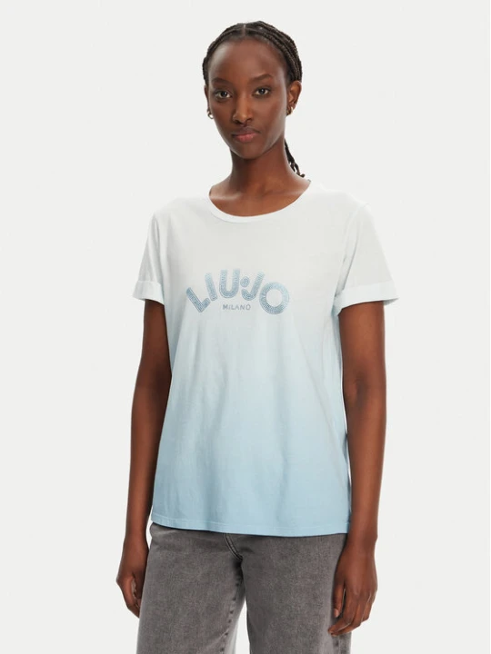 Zdjęcie produktu Liu Jo T-Shirt TA5267 JS923 M9112 Niebieski Regular Fit