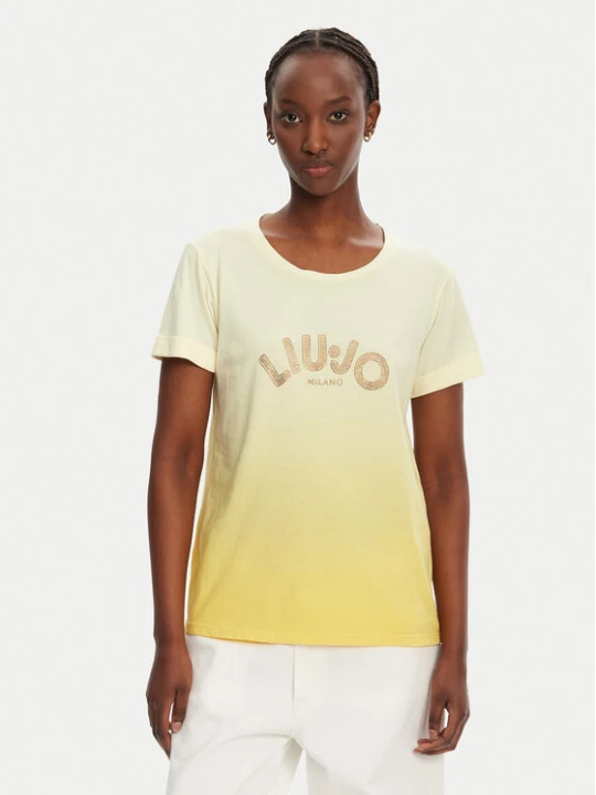 Zdjęcie produktu Liu Jo T-Shirt TA5267 JS923 M9114 Żółty Regular Fit