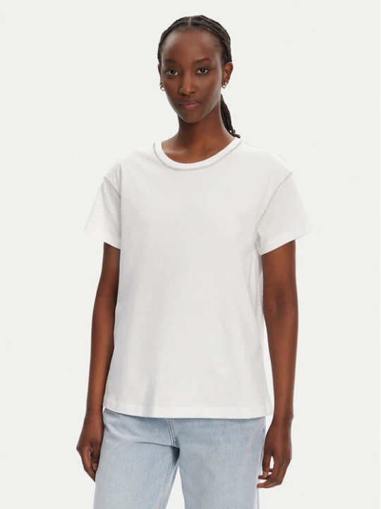 Zdjęcie produktu Liu Jo T-Shirt WA5148 J4893 Biały Regular Fit
