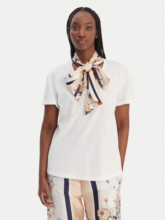 Zdjęcie produktu Liu Jo T-Shirt WA6189 J6308 Biały Regular Fit