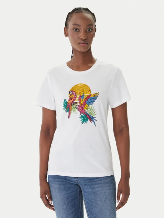 Zdjęcie produktu Liu Jo T-Shirt WA6237 JS923 Biały Regular Fit