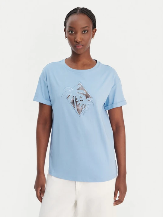 Zdjęcie produktu Liu Jo T-Shirt WA6413 JS904 Niebieski Regular Fit
