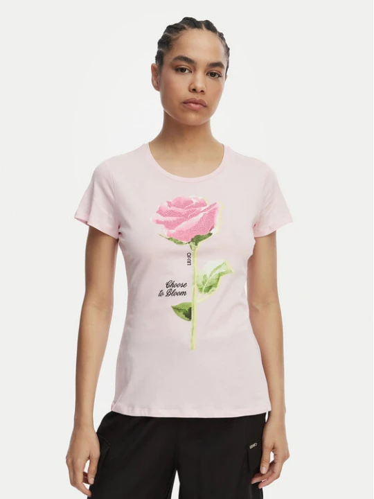 Zdjęcie produktu Liu Jo T-Shirt WA6477 JS923 Różowy Regular Fit