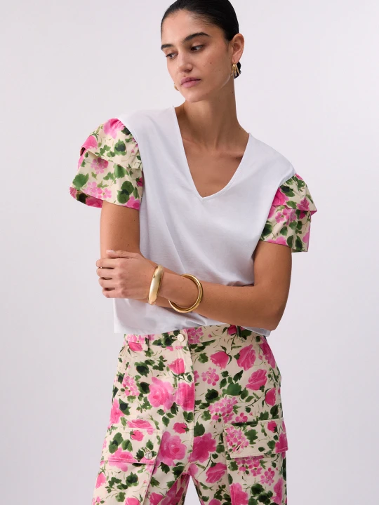 Zdjęcie produktu Liu Jo T-shirt With Flounces