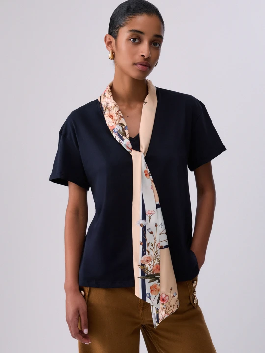 Zdjęcie produktu Liu Jo T-shirt With Foulard