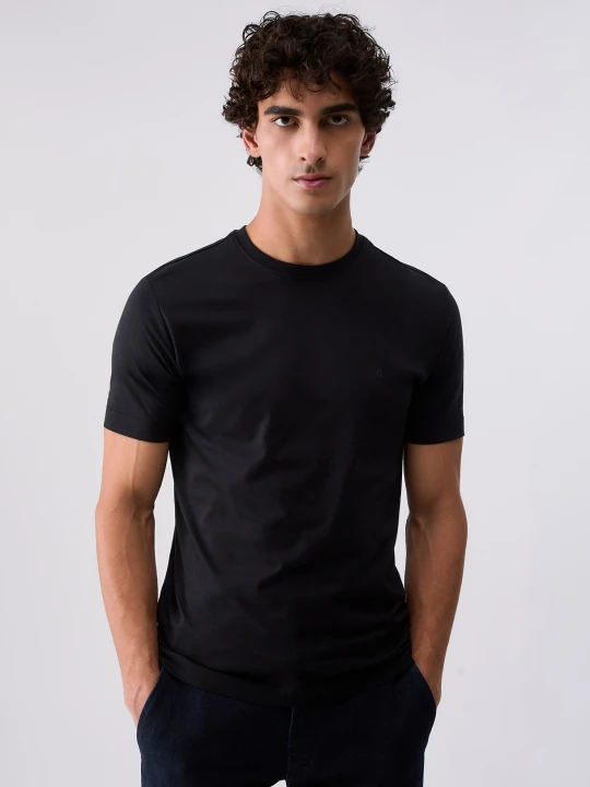 Zdjęcie produktu Liu Jo T-shirt With Logo Embroidered czarny