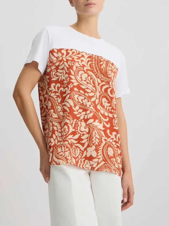Zdjęcie produktu Liu Jo T-shirt With Print Terracotta
