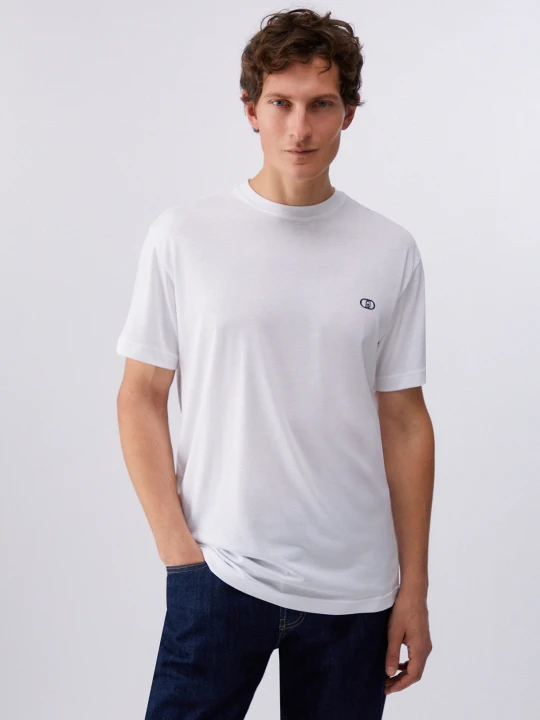 Zdjęcie produktu Liu Jo T-shirt With Print Logo biały