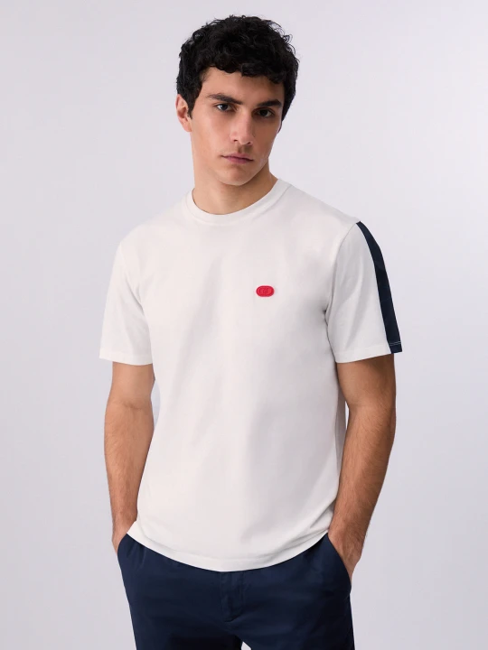 Zdjęcie produktu Liu Jo T-shirt With Printed Insert niebieski
