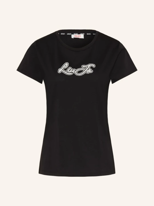 Zdjęcie produktu Liu Jo T-Shirt Z Kamieniami Ozdobnymi schwarz