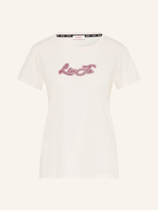 Zdjęcie produktu Liu Jo T-Shirt Z Kamieniami Ozdobnymi weiss biały