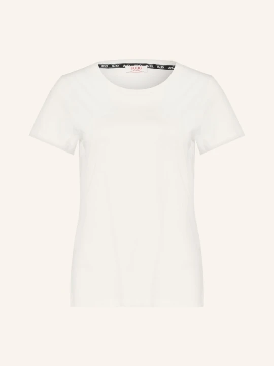 Zdjęcie produktu Liu Jo T-Shirt Z Kamyczkami Ozdobnymi weiss BIAŁY