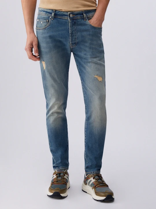 Zdjęcie produktu Liu Jo Tapered Fit Jeans Blue Denim
