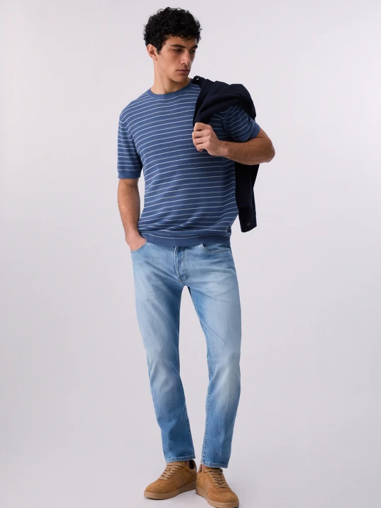 Zdjęcie produktu Liu Jo Tapered Fit Jeans Blue Denim