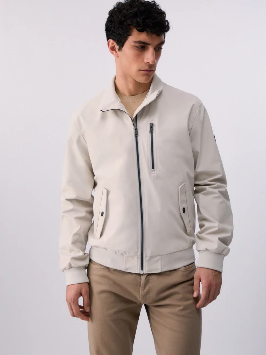 Zdjęcie produktu Liu Jo Technical Fabric Jacket Light Grey