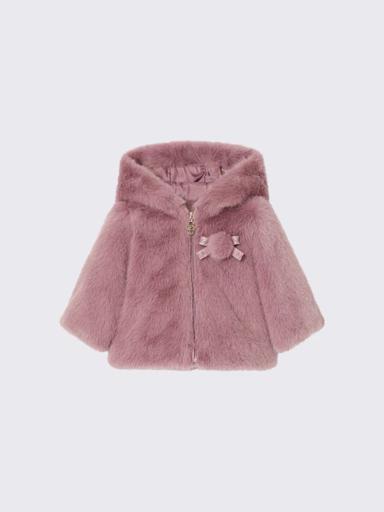 Zdjęcie produktu Liu Jo Teddy Jacket With Hood Orchid