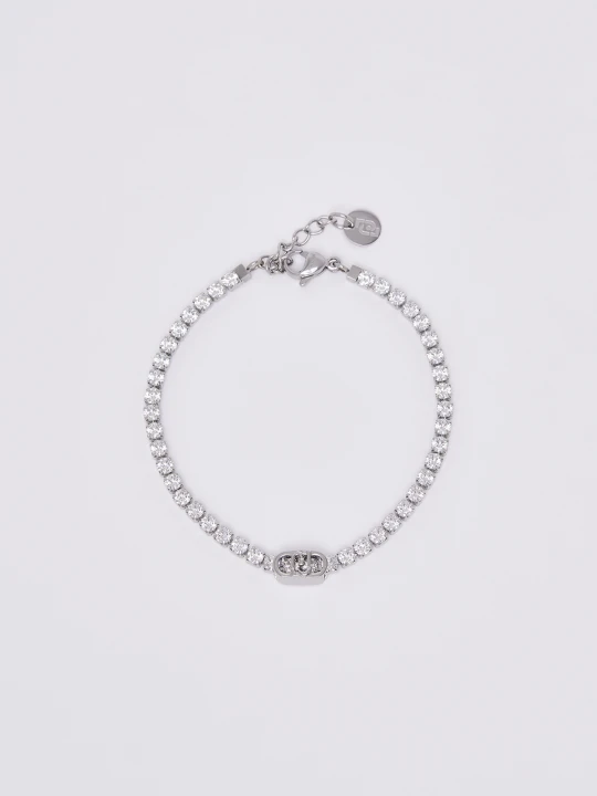 Zdjęcie produktu Liu Jo Tennis Bracelet With Rhinestones zielony