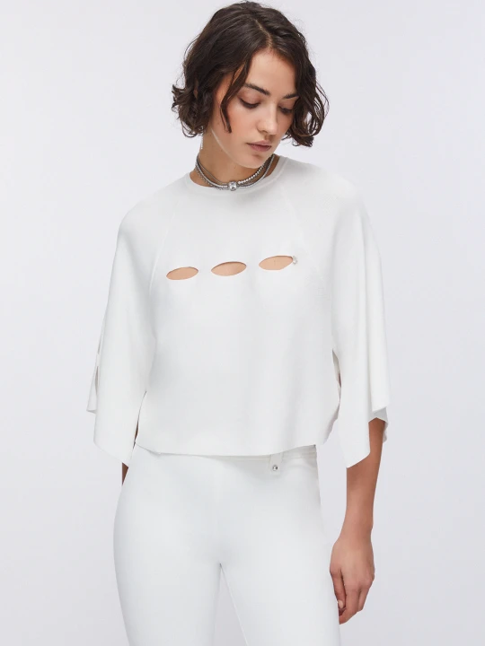 Zdjęcie produktu Liu Jo Top With Cut-out biały
