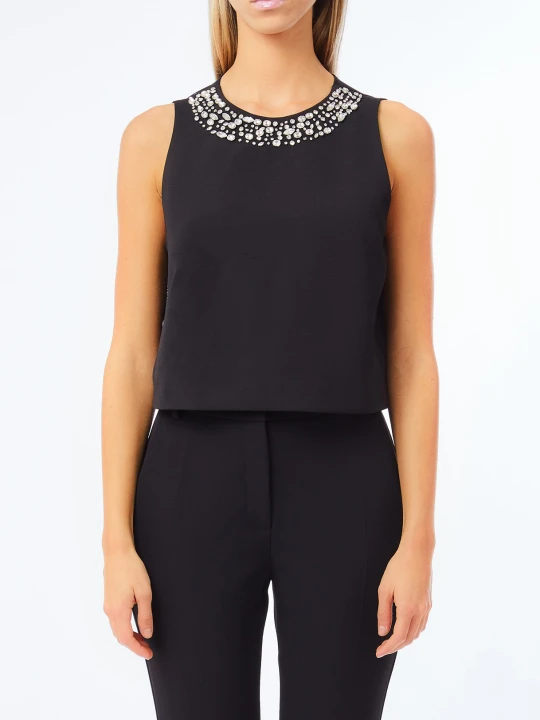 Zdjęcie produktu Liu Jo Top With Gemstones czarny