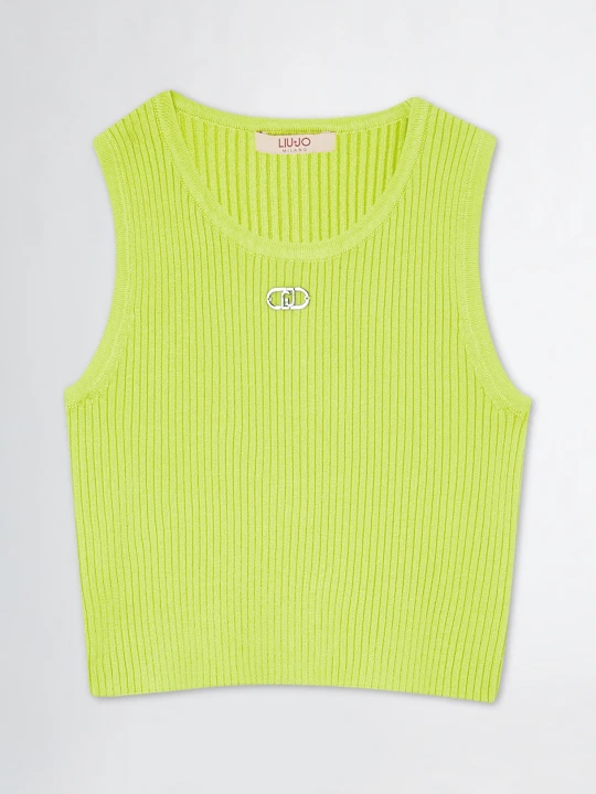 Zdjęcie produktu Liu Jo Top With Logo żółty