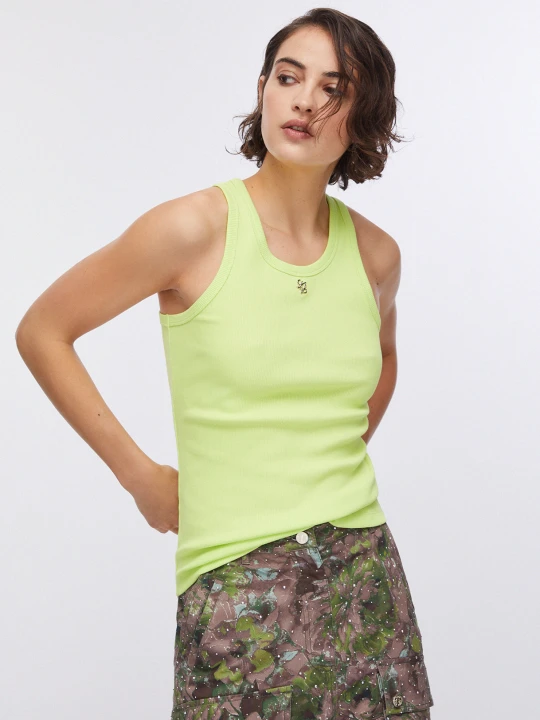 Zdjęcie produktu Liu Jo Top With Mini Logo żółty