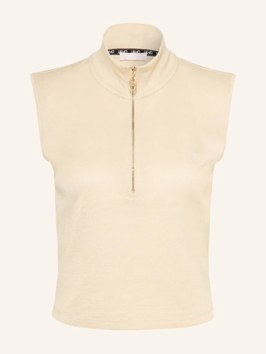 Zdjęcie produktu Liu Jo Top Z Błyszczącą Przędzą beige
