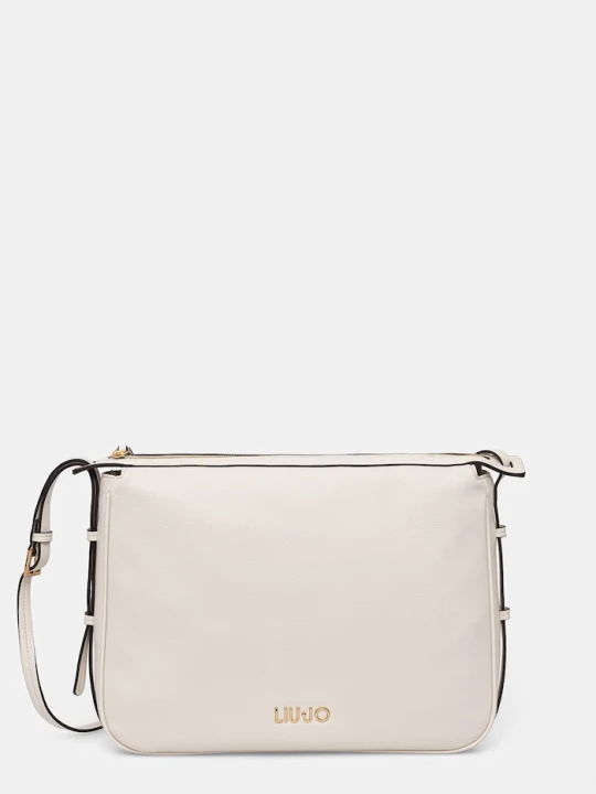Zdjęcie produktu Liu Jo torebka crossbody damska z imitacji skóry beżowy