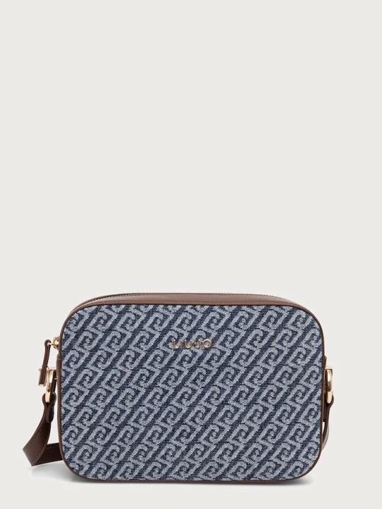 Zdjęcie produktu Liu Jo torebka crossbody damska z bawełną granatowy