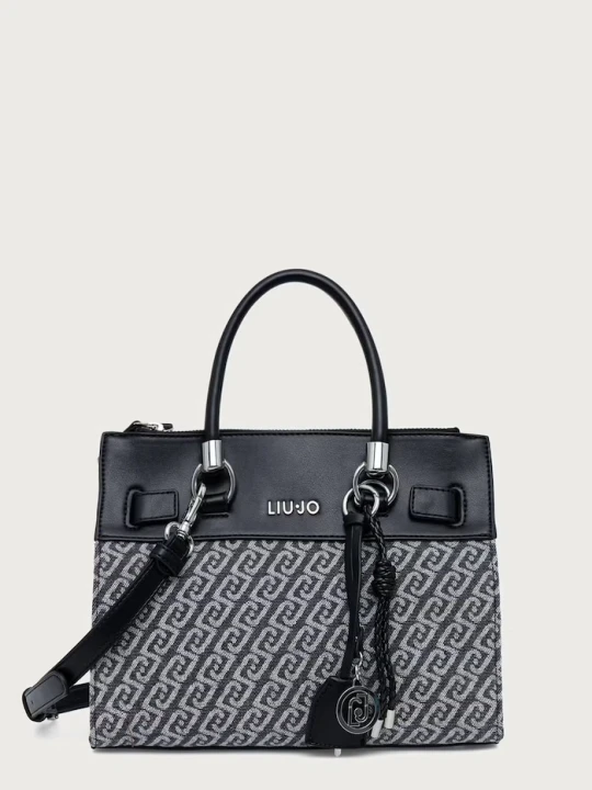 Zdjęcie produktu Liu Jo torebka crossbody damska z bawełną szary