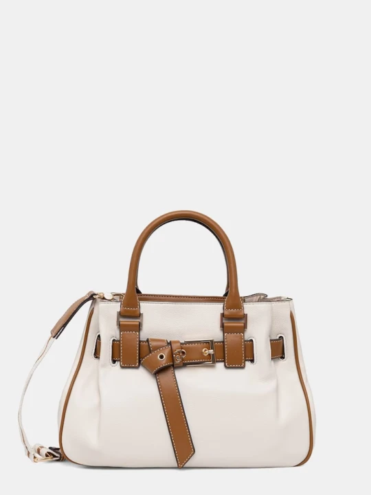 Zdjęcie produktu Liu Jo torebka crossbody damska z imitacji skóry beżowy