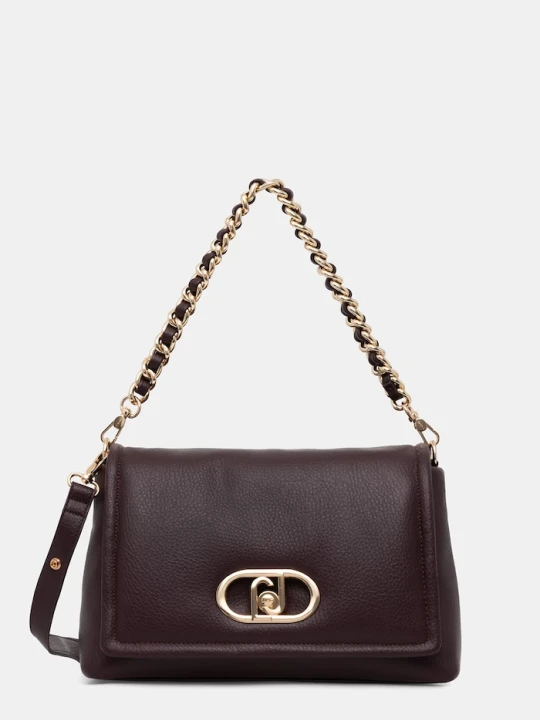Zdjęcie produktu Liu Jo torebka crossbody damska z imitacji skóry bordowy