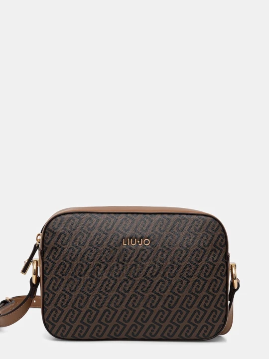 Zdjęcie produktu Liu Jo torebka crossbody damska z imitacji skóry brązowy