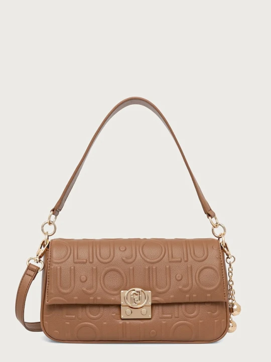 Zdjęcie produktu Liu Jo torebka crossbody damska z imitacji skóry brązowy