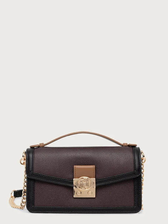 Zdjęcie produktu Liu Jo torebka crossbody z imitacji skóry bordowy