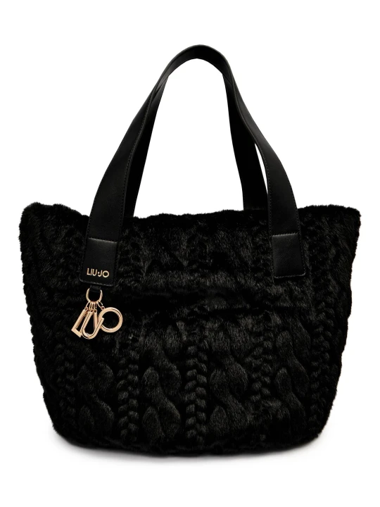 Zdjęcie produktu Liu Jo Torebka na ramię | shearling czarny