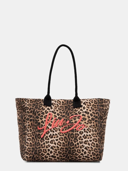 Zdjęcie produktu Liu Jo torebka shopper damska bawełniana brązowy