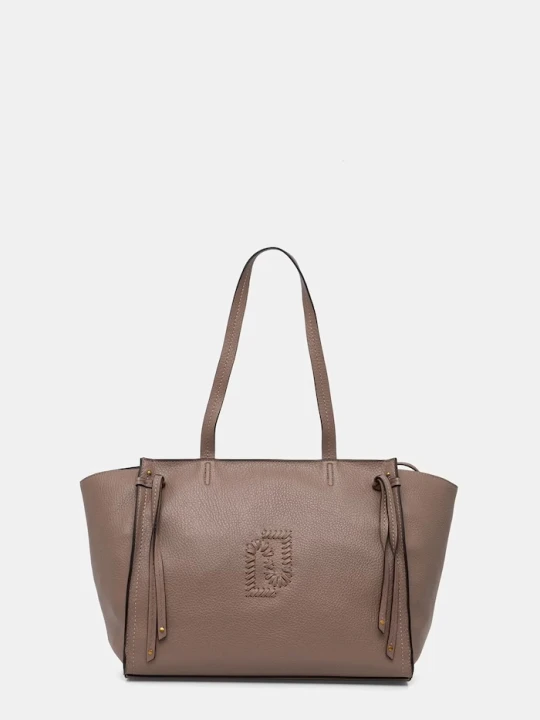 Zdjęcie produktu Liu Jo torebka shopper damska z imitacji skóry brązowy