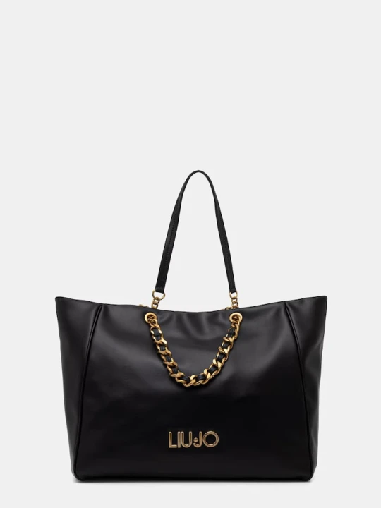 Zdjęcie produktu Liu Jo torebka shopper damska z imitacji skóry czarny