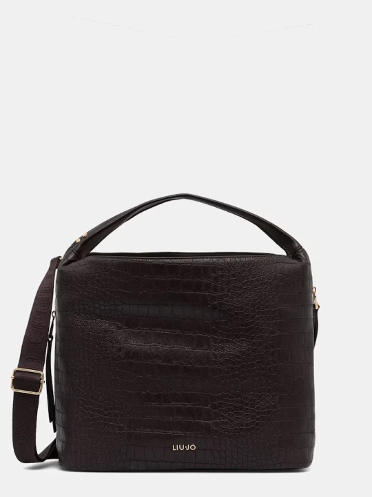 Zdjęcie produktu Liu Jo torebka shopper damska z imitacji skóry brązowy