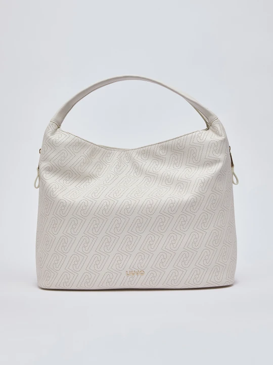 Zdjęcie produktu Liu Jo Tote Bag With Logo biały