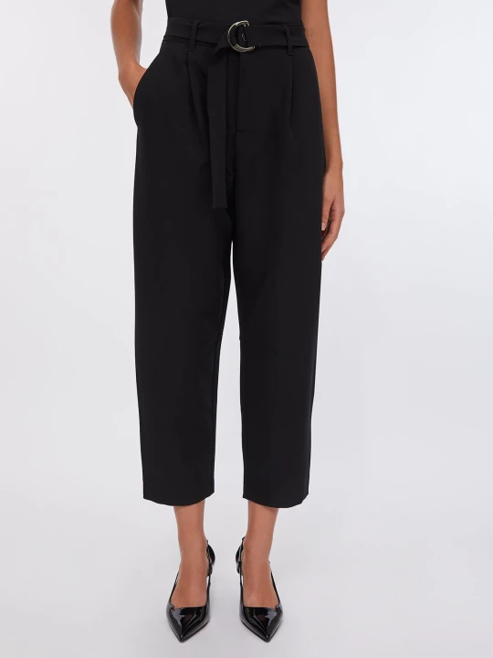 Zdjęcie produktu Liu Jo Trousers Balloon With Pleat czarny
