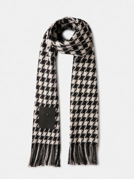 Zdjęcie produktu Liu Jo Vichy Jacquard Stole czarny