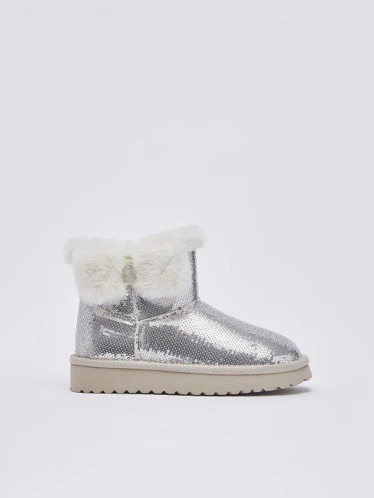 Zdjęcie produktu Liu Jo Warm Ankle Boots With Sequins srebrny