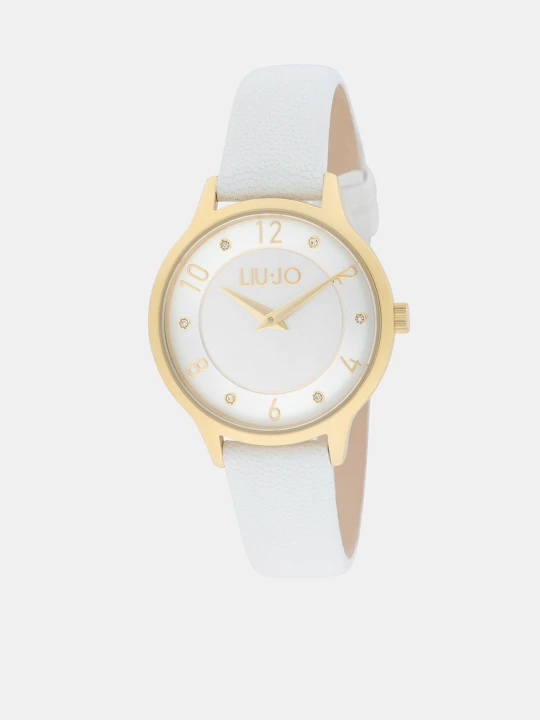 Zdjęcie produktu Liu Jo Watch With Leather Strap biały