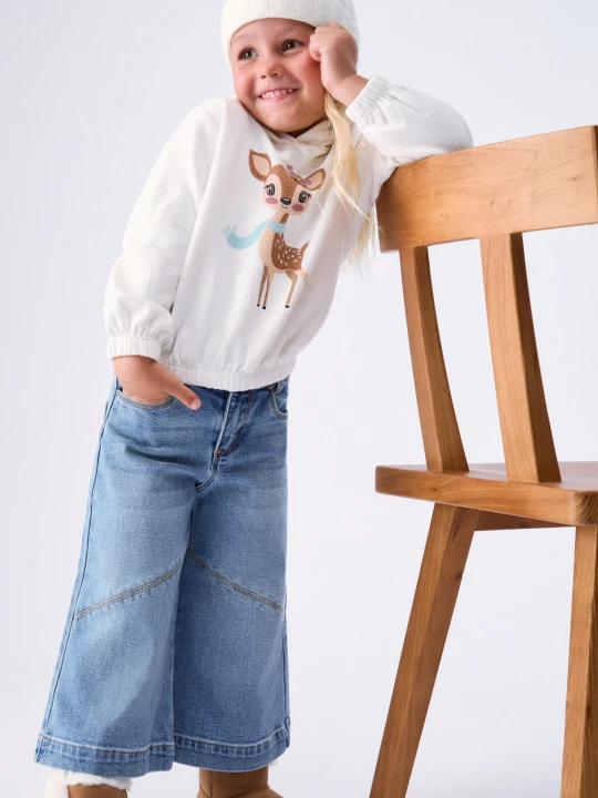 Zdjęcie produktu Liu Jo Wide Leg Jeans Blue Denim