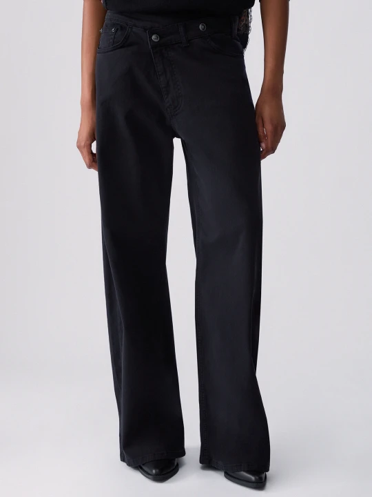 Zdjęcie produktu Liu Jo Wide Straight Pants czarny