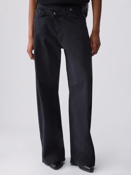 Zdjęcie produktu Liu Jo Wide Straight Pants czarny