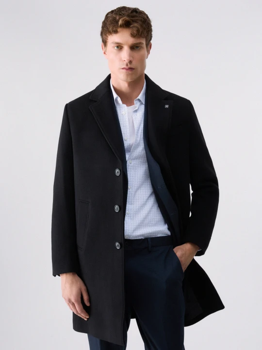 Zdjęcie produktu Liu Jo Wool And Cashmere Coat czarny