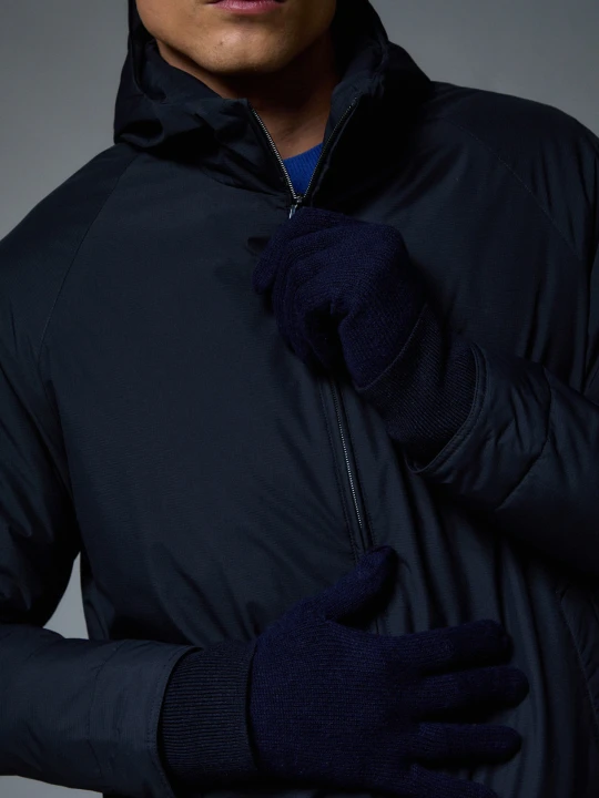 Zdjęcie produktu Liu Jo Wool And Cashmere Gloves Dark Blue