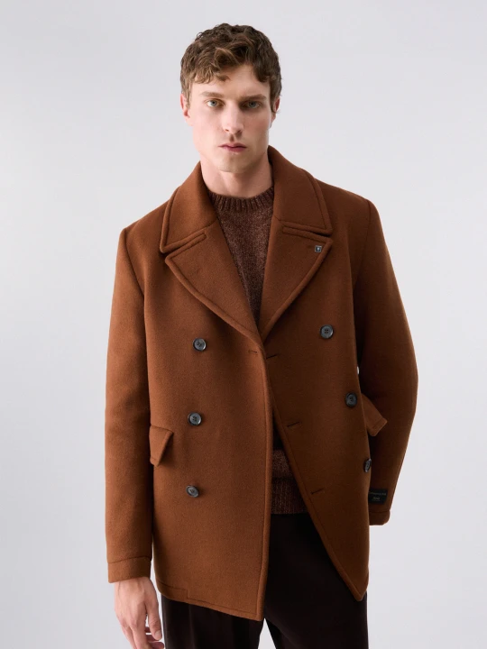 Zdjęcie produktu Liu Jo Wool And Cashmere Peacoat brązowy